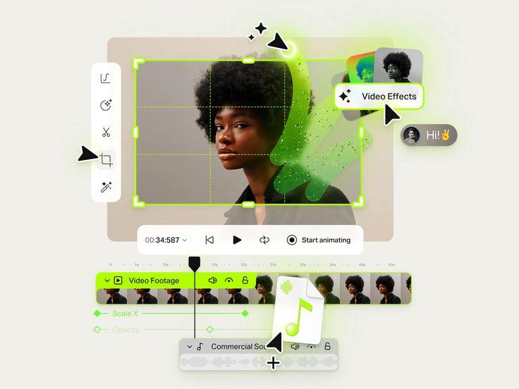 Video editing timeline and workflow